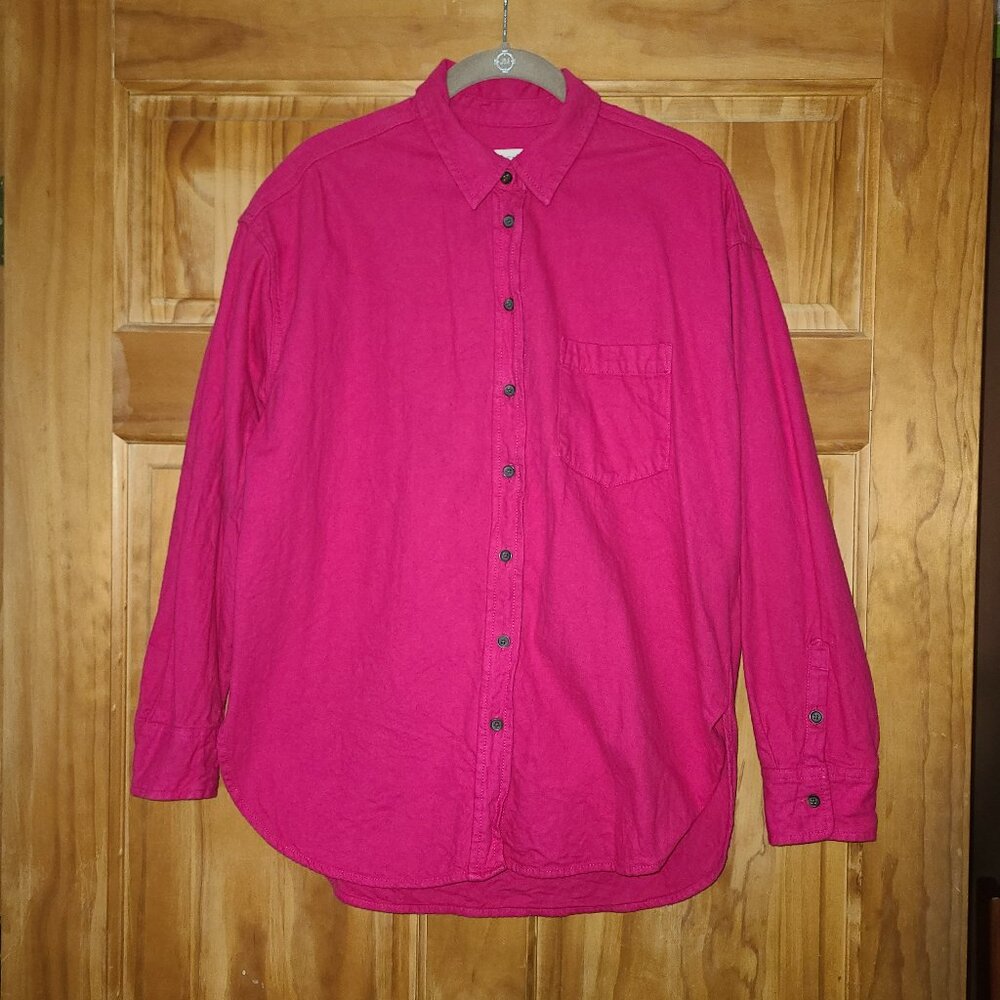 Universal Thread Goods Co. Pink Button Down Long Sleeve Shirt